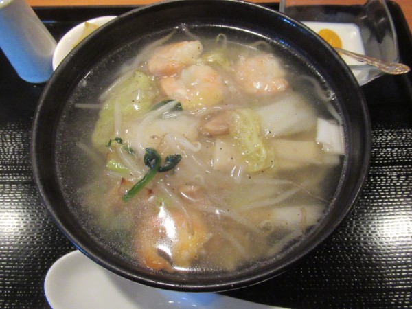 「エビあんかけラーメン(900円)」@たかやの写真