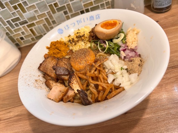 「【限定】まぜそば 山椒トッピング」@はつがい商店の写真