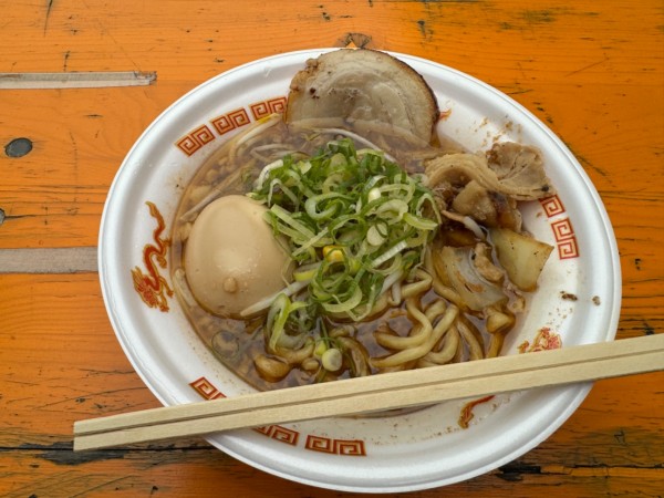 「【たきび】お肉たっぷり濃厚味噌らーめん」@大つけ麺博 Presents 日本ラーメン大百科の写真
