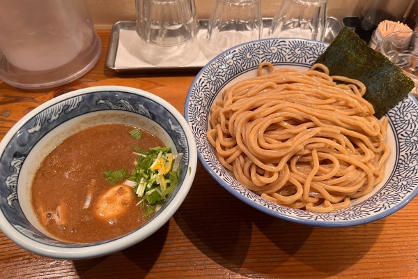 「濃厚味玉入つけ麺」@道玄坂マンモスの写真