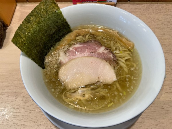 「塩鶏そば」@鶏そばムタヒロ 花小金井店の写真