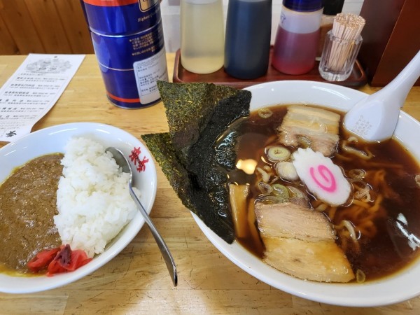 「屋台黒」@喜多方ラーメン 来夢 会津若松駅前店の写真