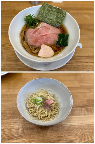 「醤油そば、和え玉ハーフ」@中華そば きなりの写真