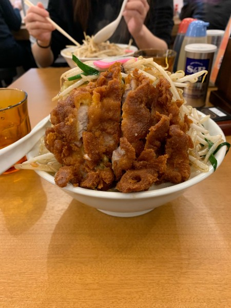 「排骨タンメン大盛、野菜増」@極濃湯麺フタツメ 須坂店の写真