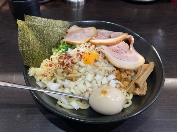 「油そば」@ラーメン屋 ばーばら 幸田店の写真