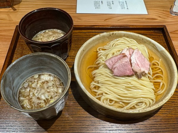 「つけ汁2種つけめん」@あいだやの写真