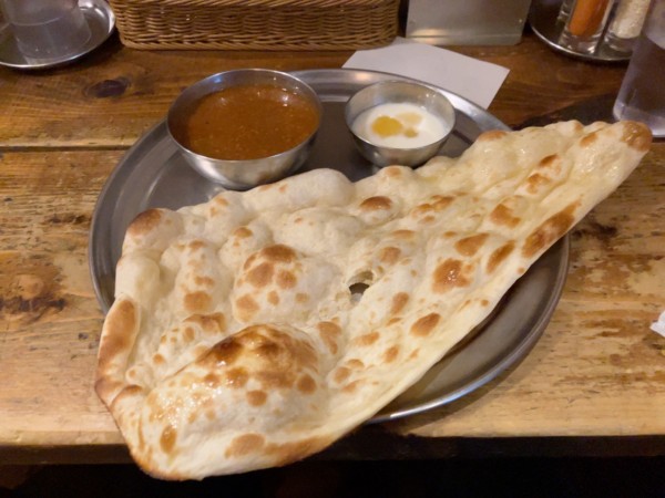 「インドカレー定食(キーマカレー)825円」@ターリー屋 神田西口店の写真