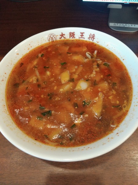 「スタミナ中華そば」@大阪王将 フレスポ与野店の写真