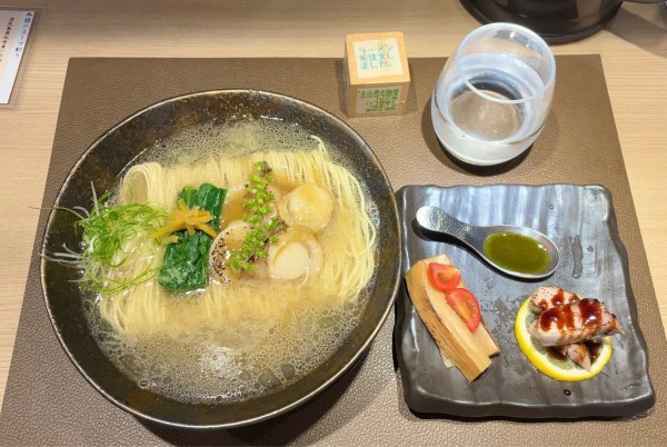 「ほたて塩そば & 帆立と昆布の佃煮ご飯」@Tokyo Style Noodle ほたて日和の写真