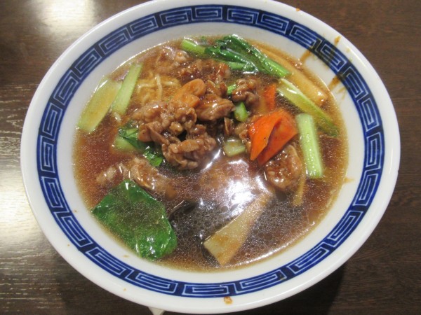 「カキ油入り牛肉麺(880円)」@中国家庭料理 福ちゃんの写真