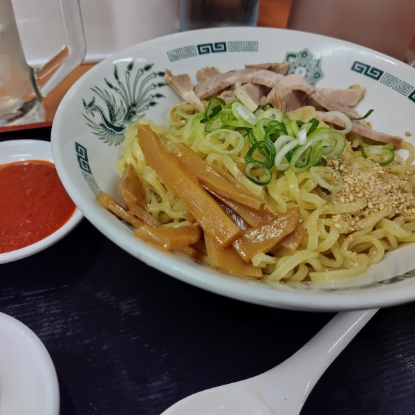 「汁なし　600円」@日高屋 京急蒲田駅前店の写真