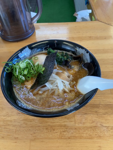 「並木＋寝かせにんにく玉子　1110円」@ハルピンラーメン 本店の写真