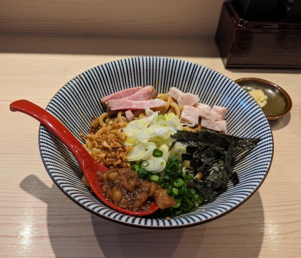 「みたらし醤油の油ソバ、追い飯セット」@長男、もんたいちおの写真