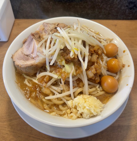 「ラーメン300g +うずら3個（1050円）」@さぁみな！の写真