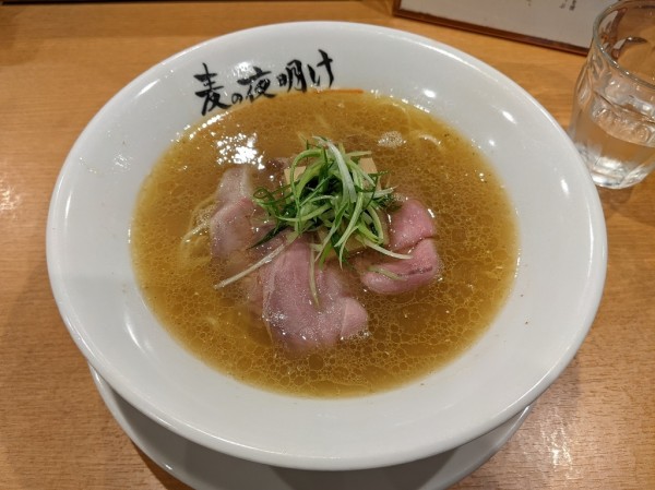 「帆立と山椒の中華そば」@麦の夜明けの写真