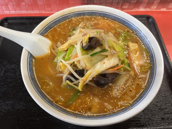 「みそラーメン　750円」@中華 金升の写真