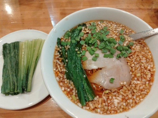 「さんらーめん＋小松菜」@瀬佐味亭の写真