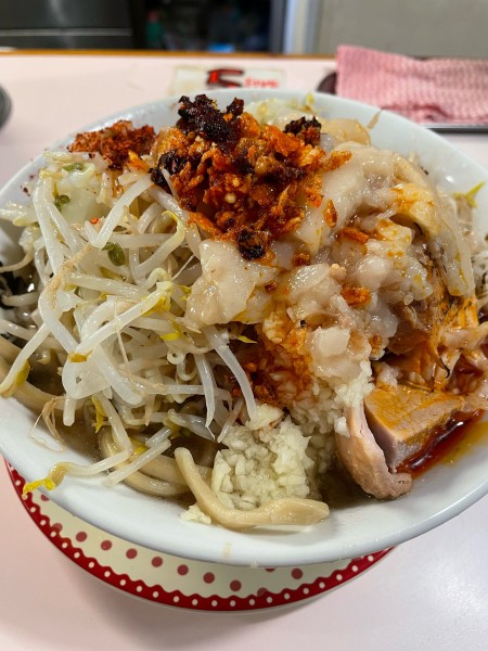「コスパラーメン 大 スッパ辛 ニンニクアブラ四川辣油アブリ」@成蹊前ラーメン 吉祥寺の写真
