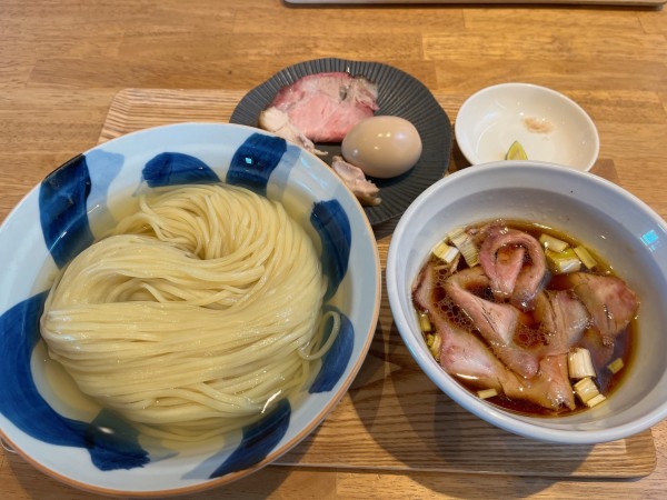 「特製昆布水つけ麺（醤油）大盛」@中華蕎麦 みうらの写真