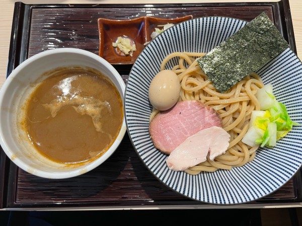 「つけ麺 並(¥1,000) 固茹で煮卵(¥120)」@長男、もんたいちおの写真