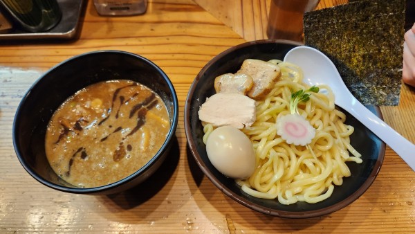 「特製つけ麺(大)あつもり」@銀座 朧月の写真