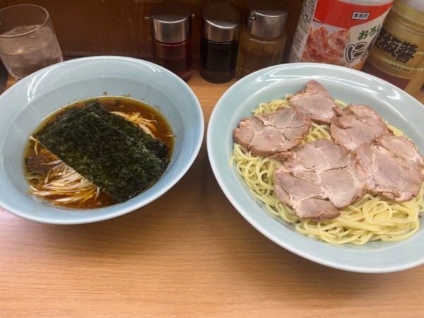 「つけ麺大ネギチャーシュー」@なかむら屋の写真