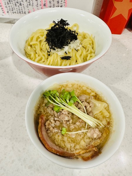 「【限定】特製もちもち太麺の味噌つけ麺【1950円】」@ラーメン星印の写真
