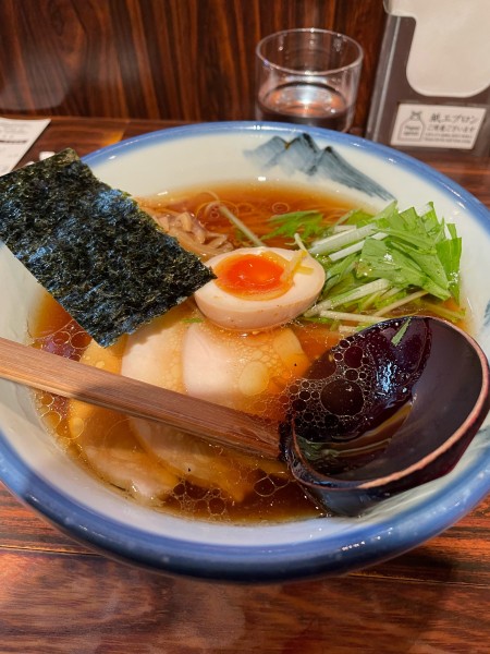 「柚子醤油らーめん」@AFURI 六本木ヒルズ店の写真