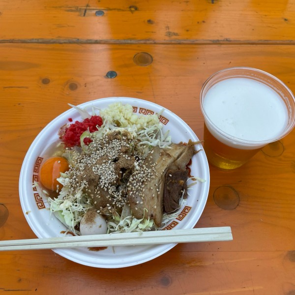 「さなじ　まぜそば」@大つけ麺博 Presents 日本ラーメン大百科の写真