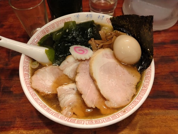 「特製中華そば¥1250+ハートランド¥650-」@中華めん処 道頓堀の写真