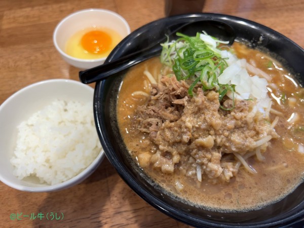 「定番濃厚味噌ラーメン(850円)、雑炊セット(100円)」@川口濃厚味噌らーめんの写真