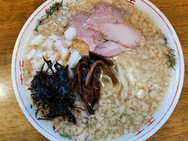 「背脂煮干中華そば」@背脂煮干中華そば 我武者羅 初台店の写真