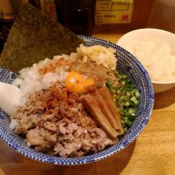 カリーまぜそば(980円)+小ライス(150円)