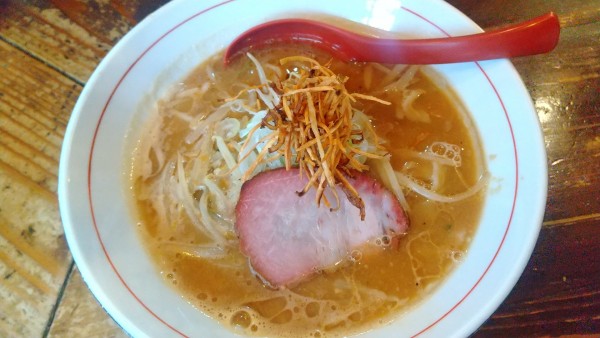 「サッポロラガー赤星+味噌らーめん小盛(¥600+830)」@東京味噌らーめん 鶉の写真