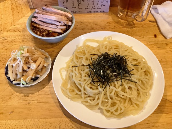 「チャーシューメンマつけそば」@中華つけ蕎麦 でき心の写真