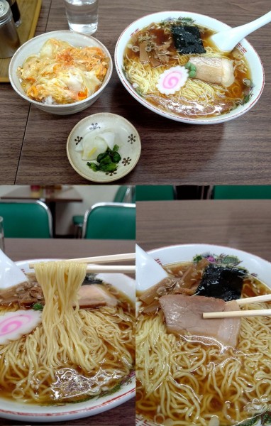 「『半玉子丼 ラーメンセット(¥950)』」@多万里食堂の写真