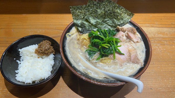 「限定　豚骨醤油ラーメン大」@中華蕎麦 ひら井の写真