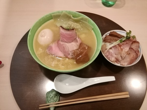 「特製手打中華蕎麦(塩) 1550円」@手打麺祭 かめ囲の写真