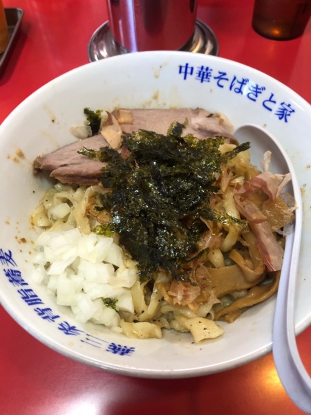 「汁なしあぶらそば」@燕三条中華そば ぎと家 武里本店の写真