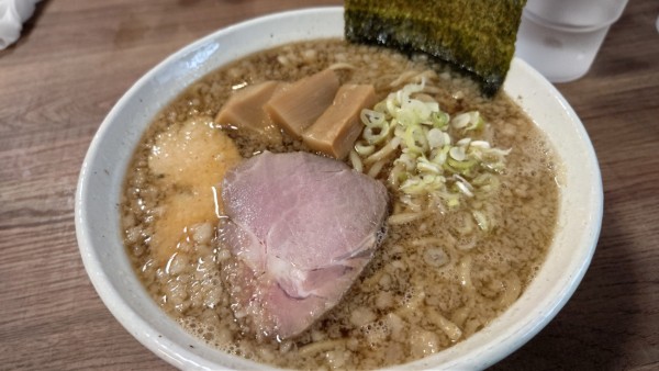 「白金豚背脂醤油」@に干し屋 SINCHANの写真