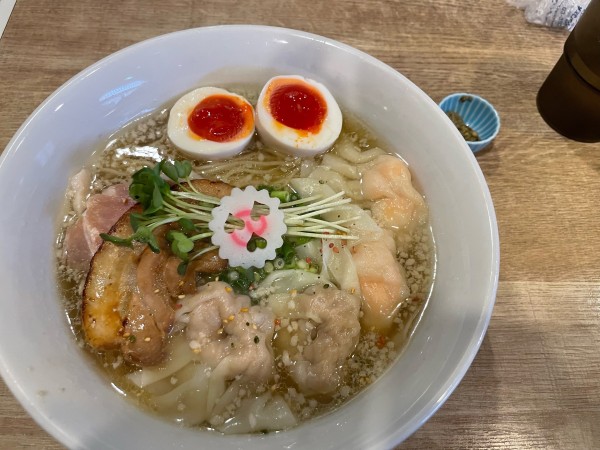 「特製ワンタン麺　塩　1250」@麺屋 木ノ下の写真