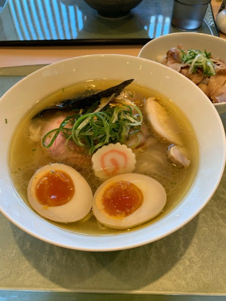 「上塩らぁ麺」@らぁ麺 花萌葱の写真