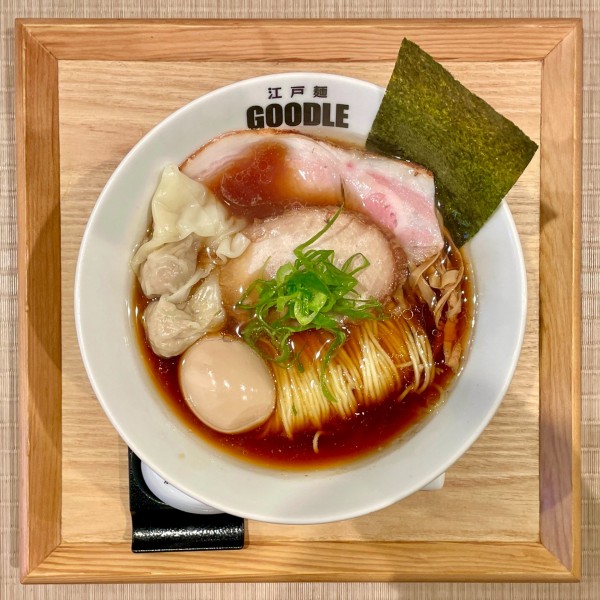 「アサヒスーパードライ → 特製鶏醤油ラーメン」@江戸麺 GOODLEの写真