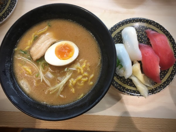 「濃厚北海道味噌ラーメン(418¥)」@はま寿司 常陸大宮店の写真