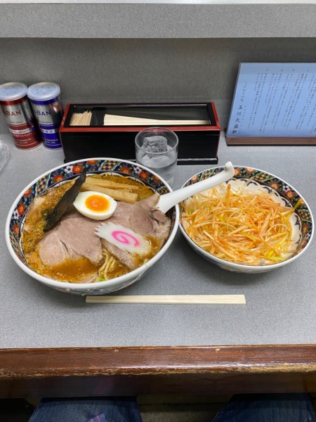 「味噌拉麺 + ネギ」@玉川大盛軒の写真