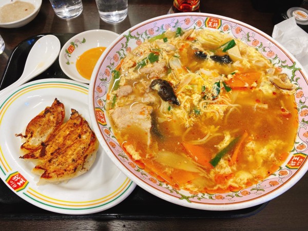 「酸辣湯麺」@餃子の王将 太田新田小金井町店の写真