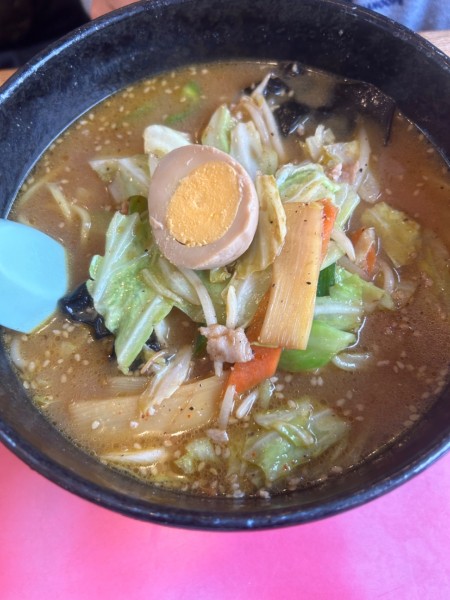 「味噌野菜ラーメン」@手打ラーメン 珍来 田中店の写真