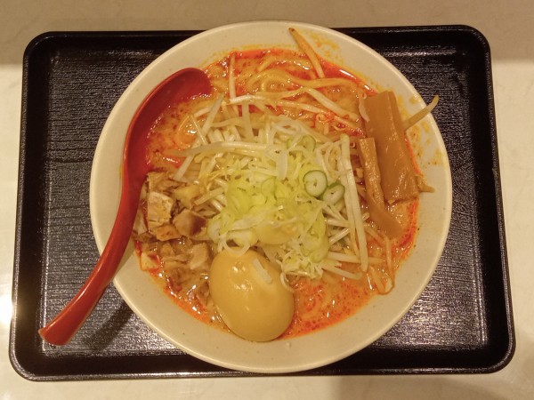 「味玉あえめん」@味噌麺処 花道庵 東京ラーメンストリート店の写真