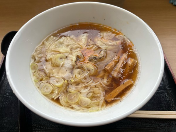 「喜多方ワンタンメン」@東北自動車道 安積PA上り フードコートの写真