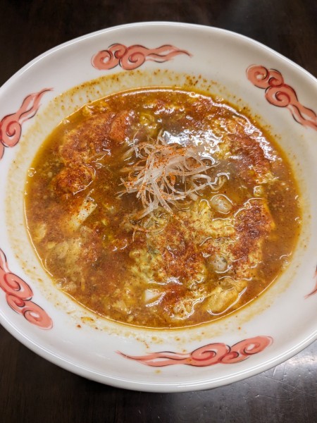 「ふゎふゎたまごの担々麺　5辛」@中華料理 五十番の写真